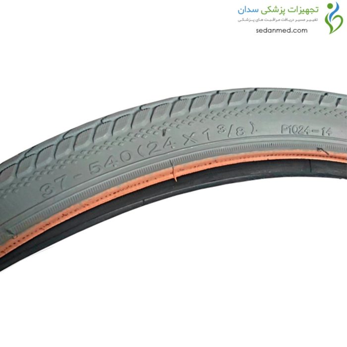 لاستیک چرخ عقب ویلچر