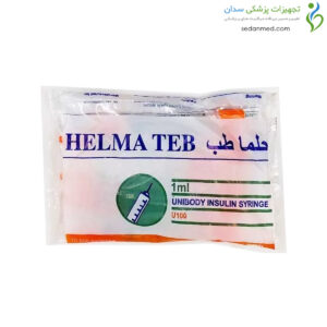 سرنگ انسولین 1 میلی لیتر  Unibody گیج 30 حلما (Helma)