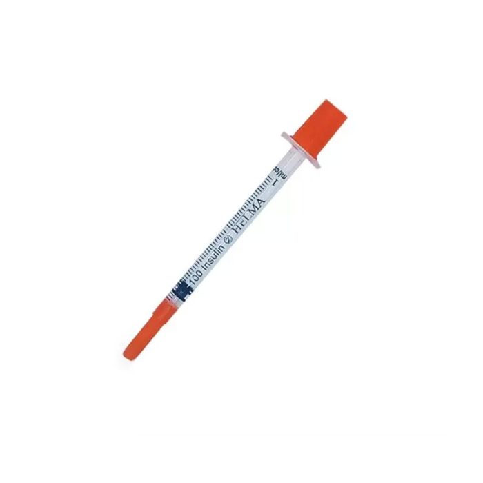 سرنگ انسولین 1 میلی لیتر  Unibody گیج 30 حلما (Helma) - Image 1