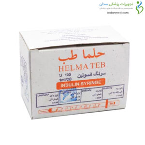 سرنگ انسولین لوئراسلیپ 1 میلی لیتر گیج 29 حلما (Helma)