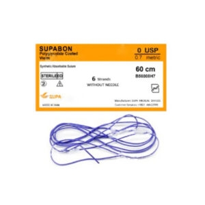 نخ جراحی سوپابن / ویکریل بدون سوزن 6 رشته ای سوپا