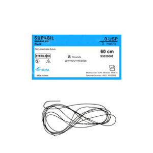 نخ جراحی سیلک بدون سوزن 8 رشته ای سوپا (Supa)