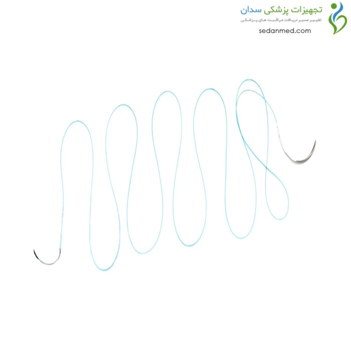 نخ جراحی نایلون 8 راند دو سوزنه با سوزن 8 سوپا (supa)