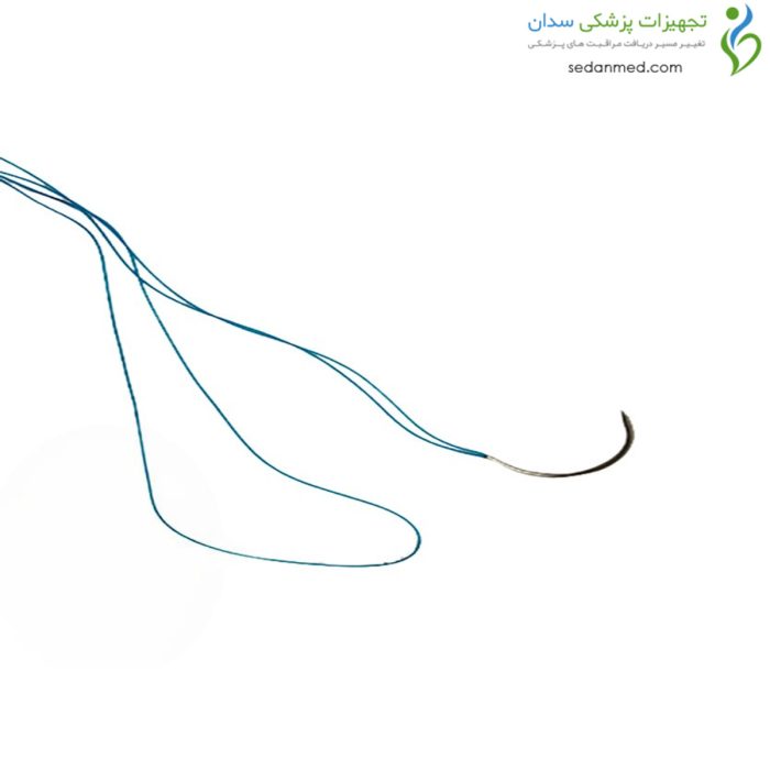 نخ جراحی نایلون لوپ راند با سوزن 37 سوپا (supa)