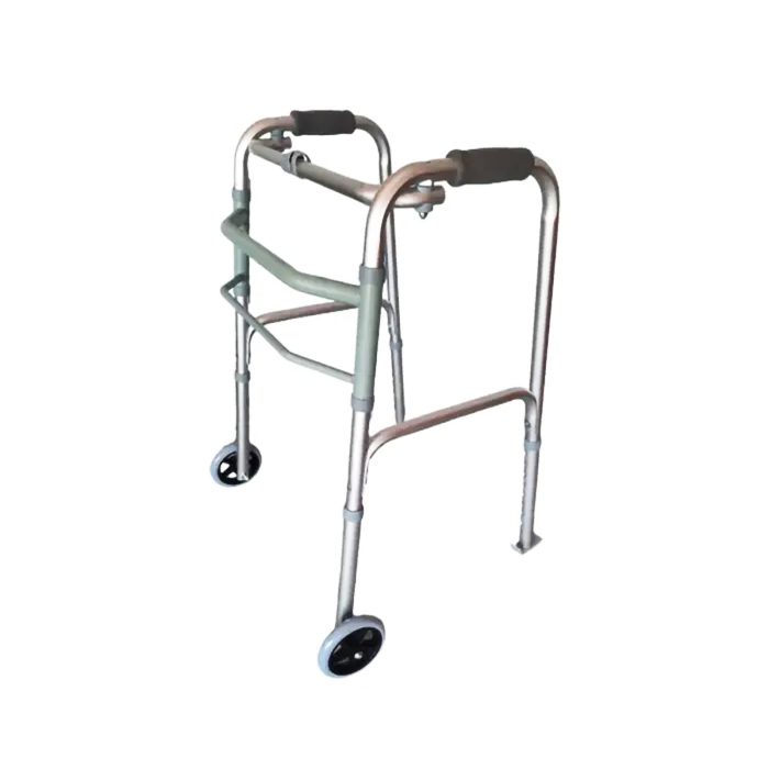 واکر آلومینیومی تاشو چرخدار WL-221 موژان طب (mozhanteb)