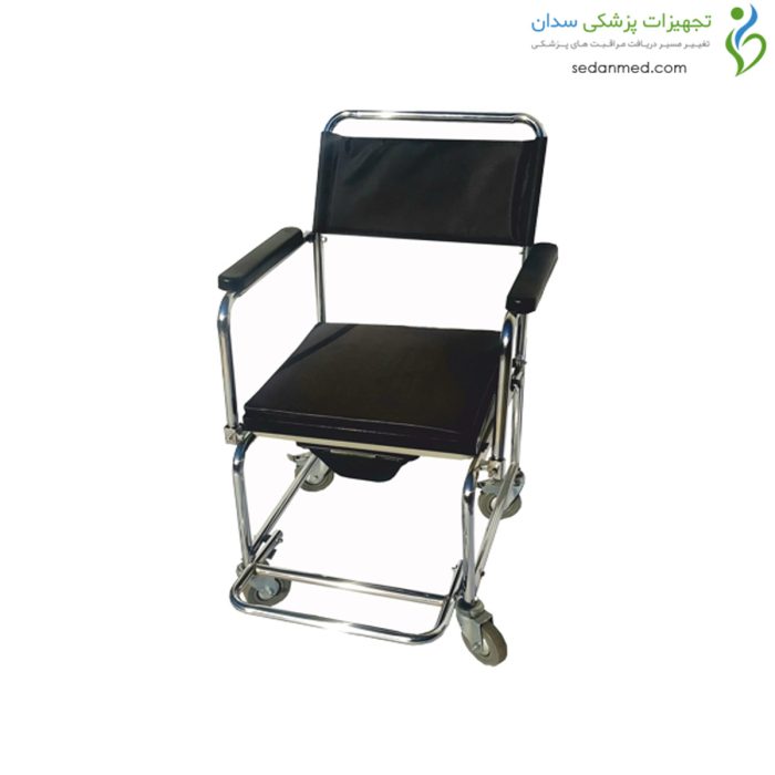 ویلچر چهار چرخ کوچک 695 مخصوص حمام و توالت