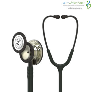 گوشی پزشکی کلاسیک III مشکی شامپاینی 5861 لیتمن (Littmann)