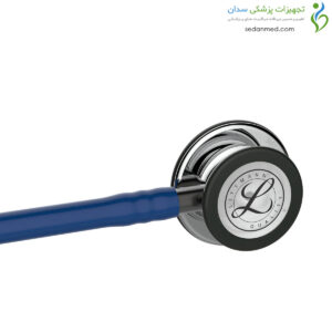 گوشی پزشکی کلاسیک III سرمه ای آینه ای 5863 لیتمن (Littmann)
