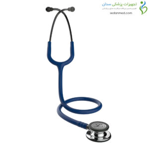 گوشی پزشکی کلاسیک III سرمه ای آینه ای 5863 لیتمن (Littmann)
