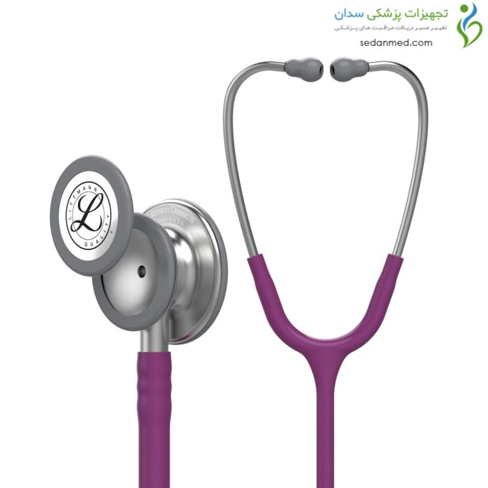 گوشی پزشکی کلاسیک III بنفش تیره 5831 لیتمن (Littmann)